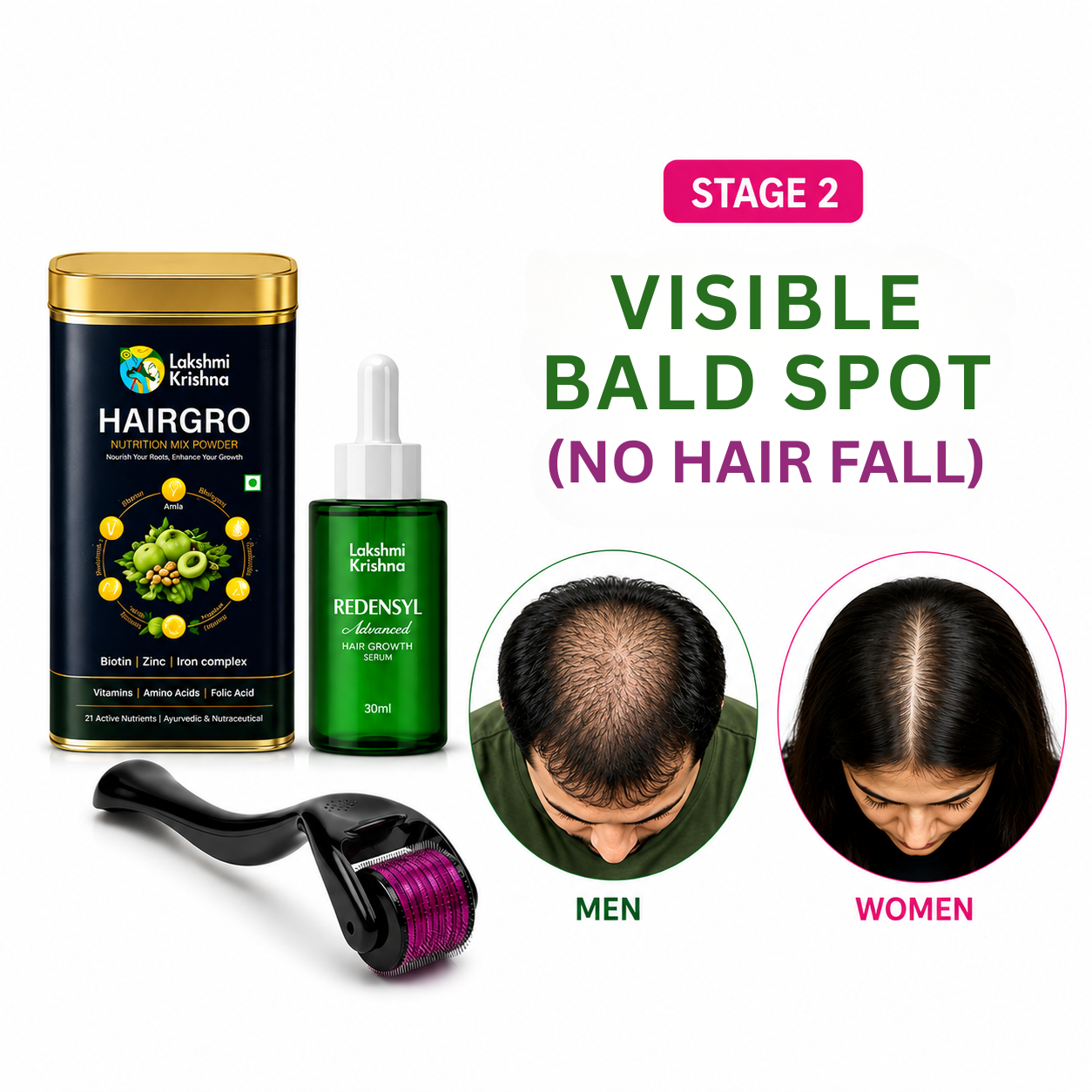 Hair Fall & Thinning Recovery Kit – Lakshmi Krishna Naturals