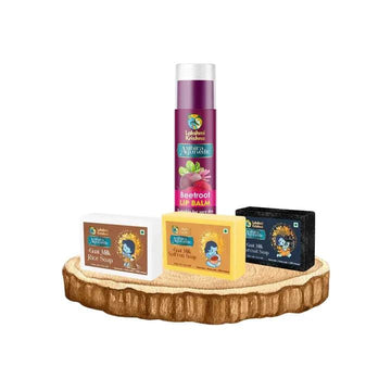 Beetroot Lip Balm + Combo of Goat Milk Soap