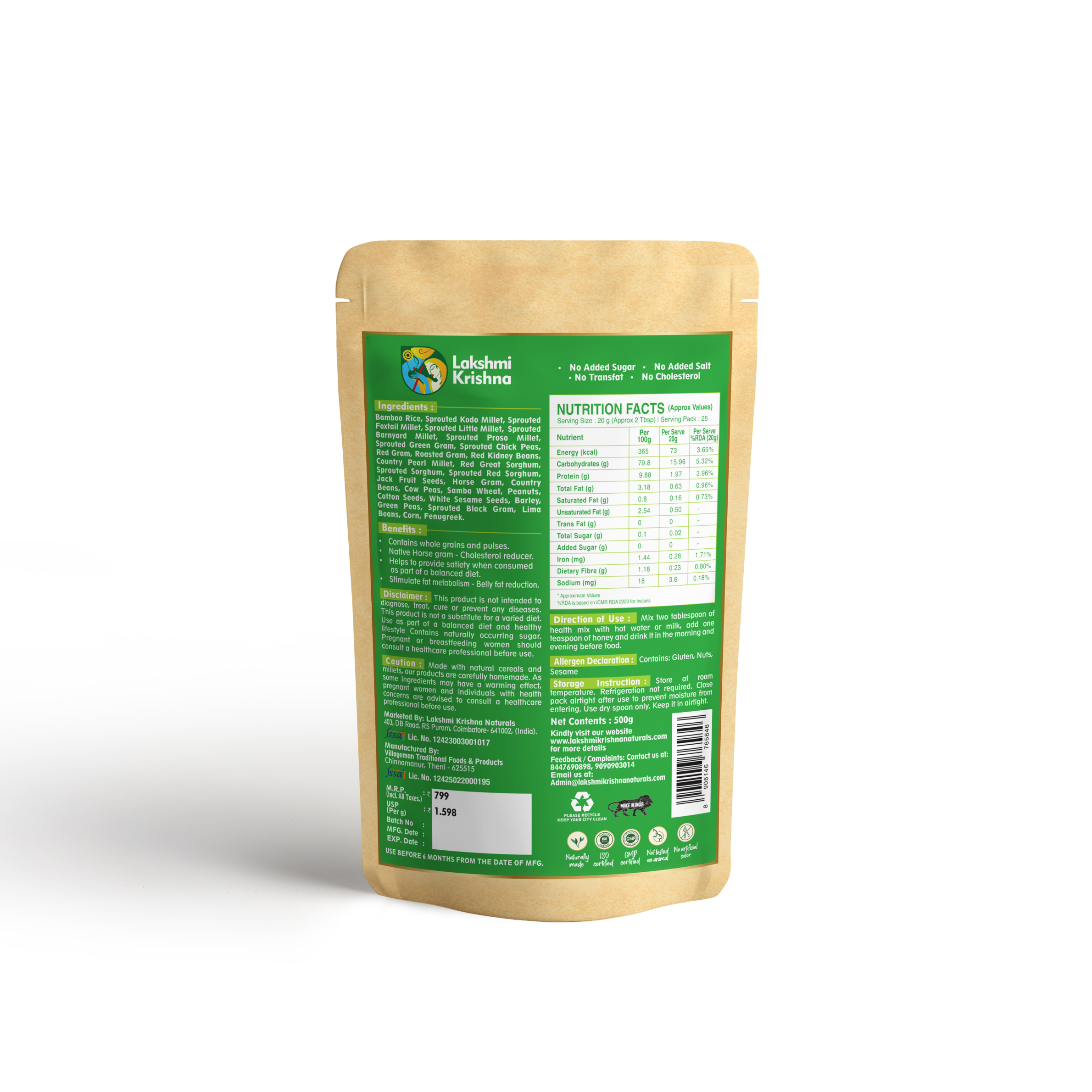 ABC Malt + Weight Loss Powder(500g)