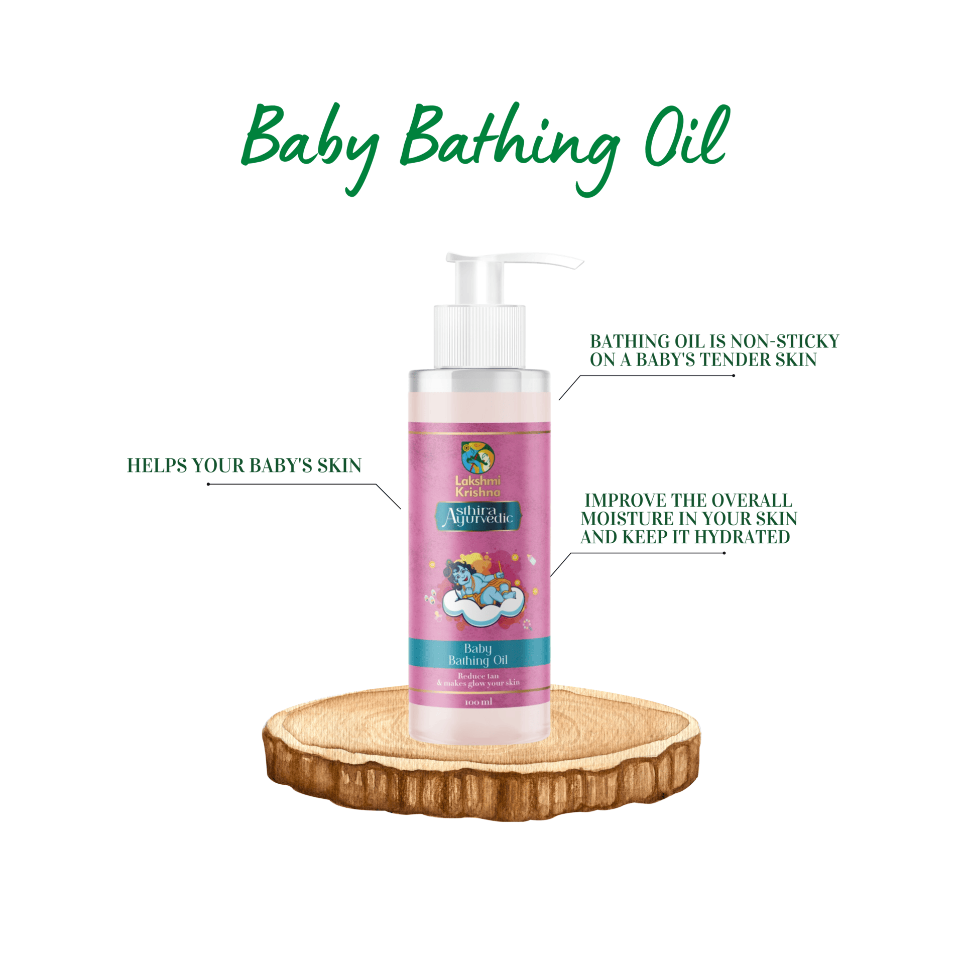 Baby Bathing Oil