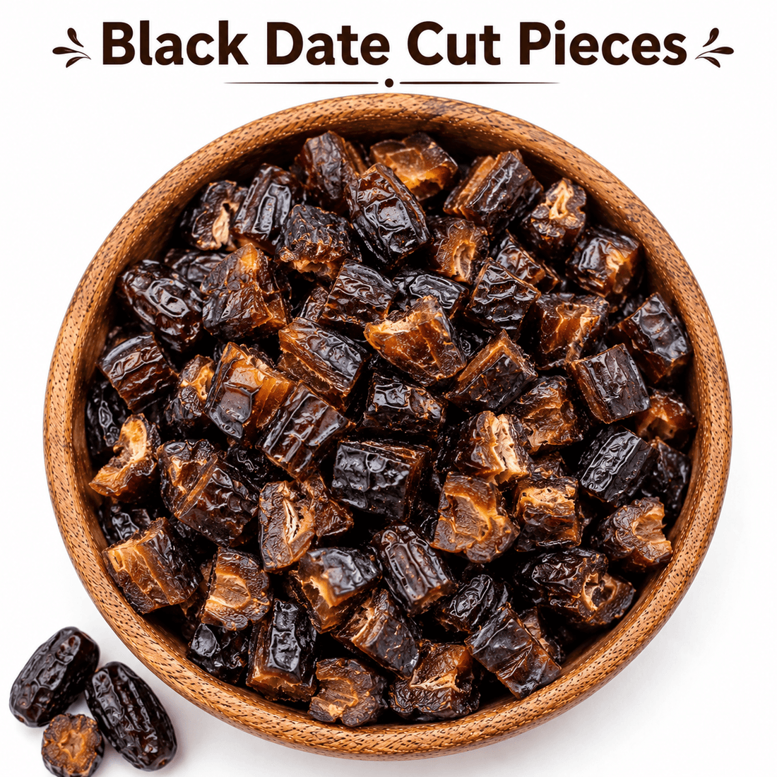 Black Date Cut Pieces