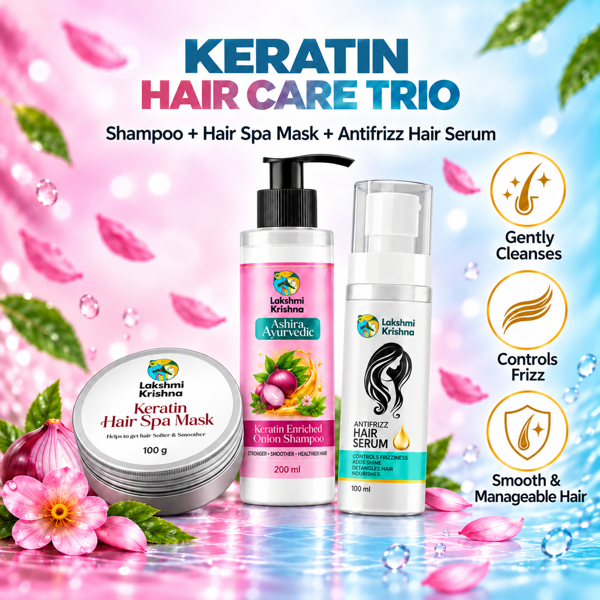Keratin Hair Smoothening Kit