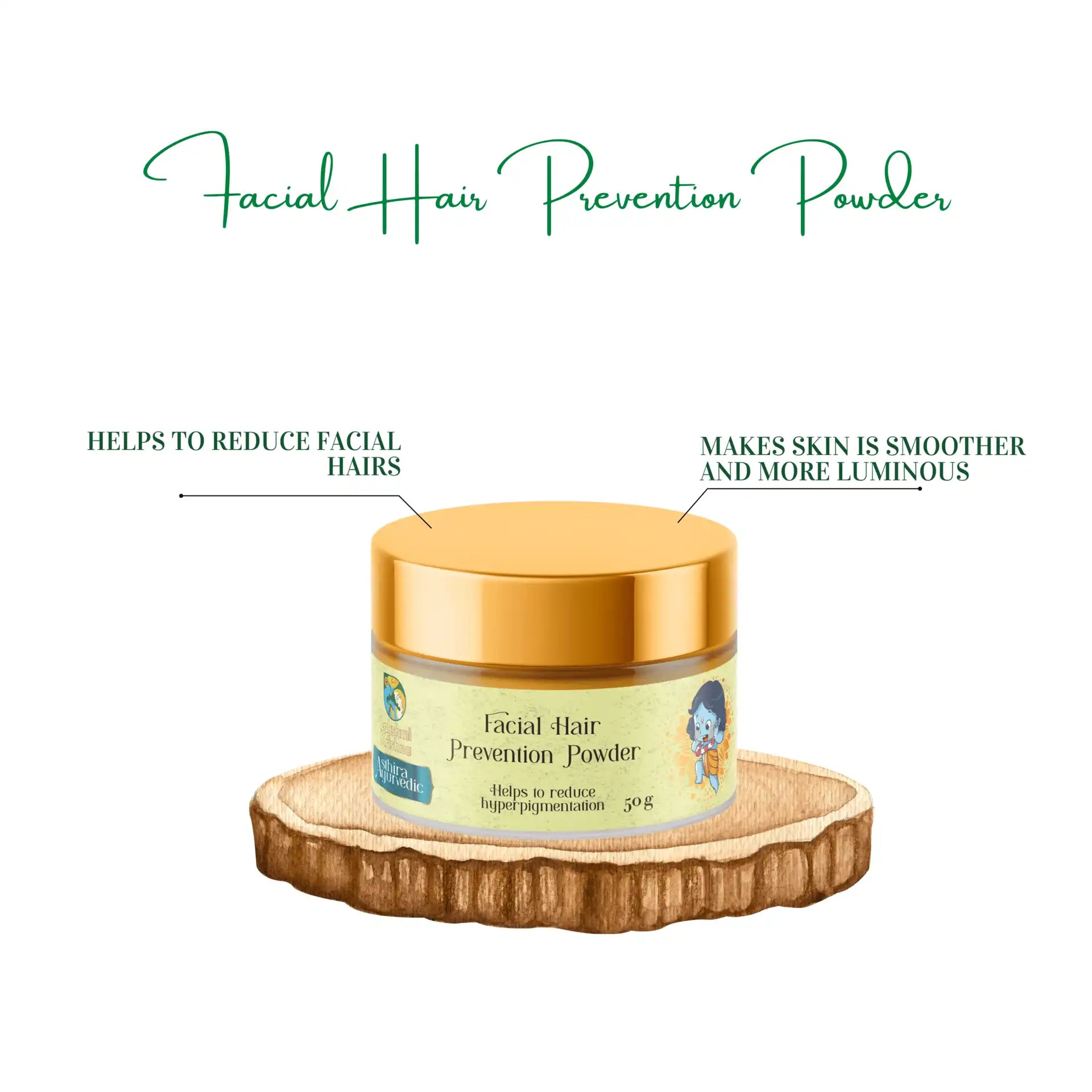 Facial Hair Prevention Powder