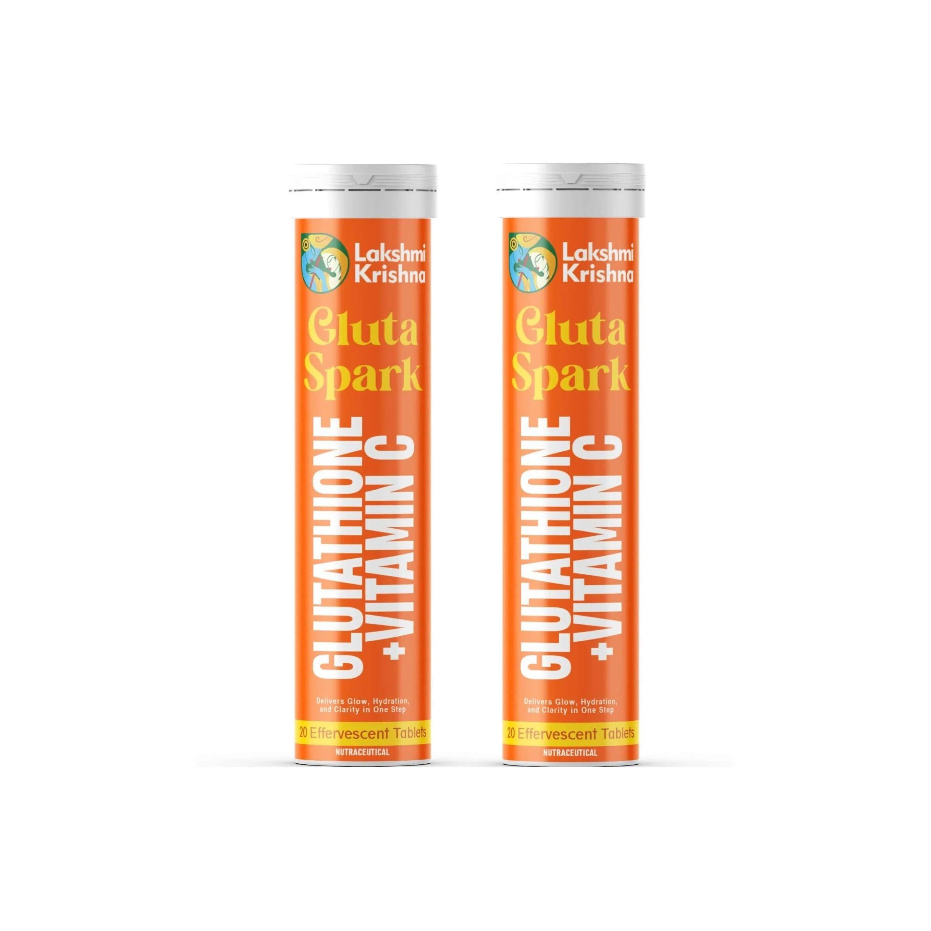 Gluta Spark Glutathione + Vitamin C Effervescent Tablets (20 Tabs)
