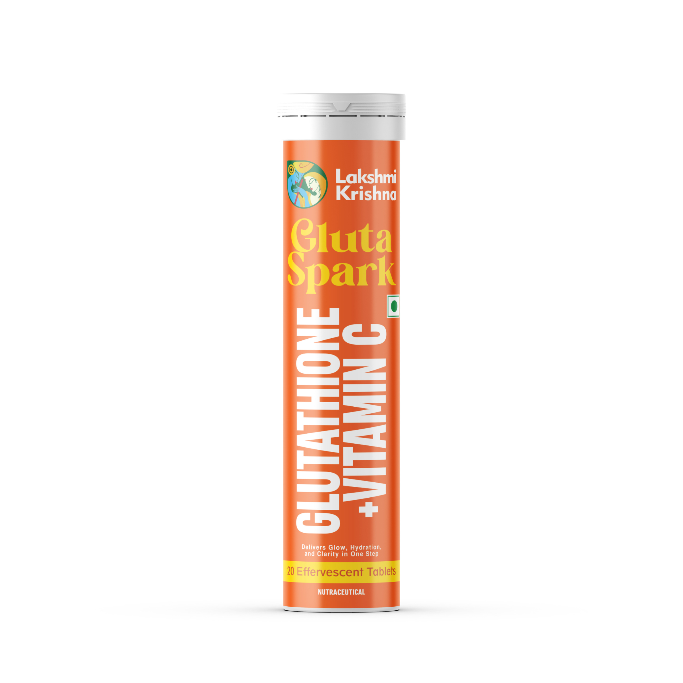 Gluta Spark Glutathione + Vitamin C Effervescent Tablets (20 Tabs)