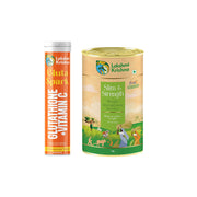 Gluta Spark Glutathione + Vitamin C Effervescent Tablets (20 Tabs) + Weight Management Powder