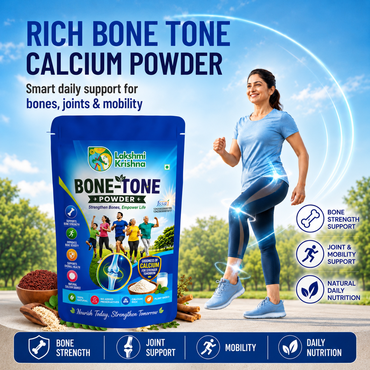 Rich Bone Tone Calcium Powder