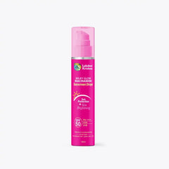 Lakshmi Krishna Milky Glow Niacinamide Sunscreen Drops SPF 50 bottle with sun protection and skin brightening
