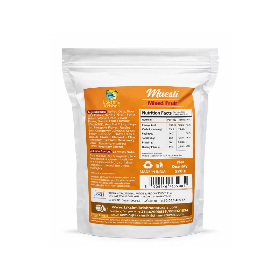 Muesli Mixed Fruit