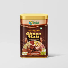 Lakshmi Krishna multigrain choco malt instant health mix tin with chocolate and grains on label