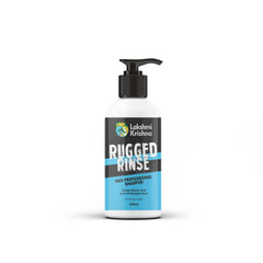 Lakshmi Krishna Rugged Rinse men's professional shampoo bottle with scalp detox and anti-pollution tech