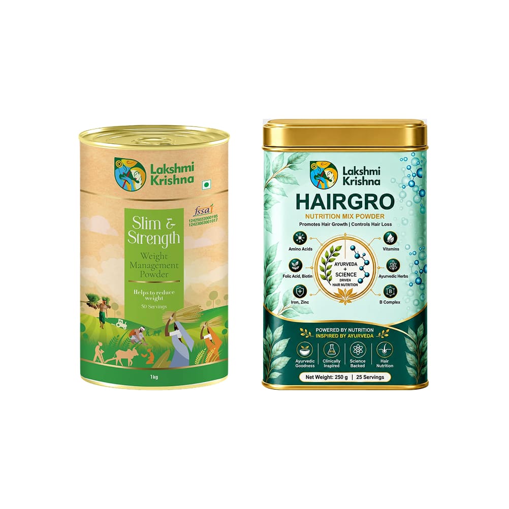 Weight Management Powder + Hairgro Nutrition Mix Powder