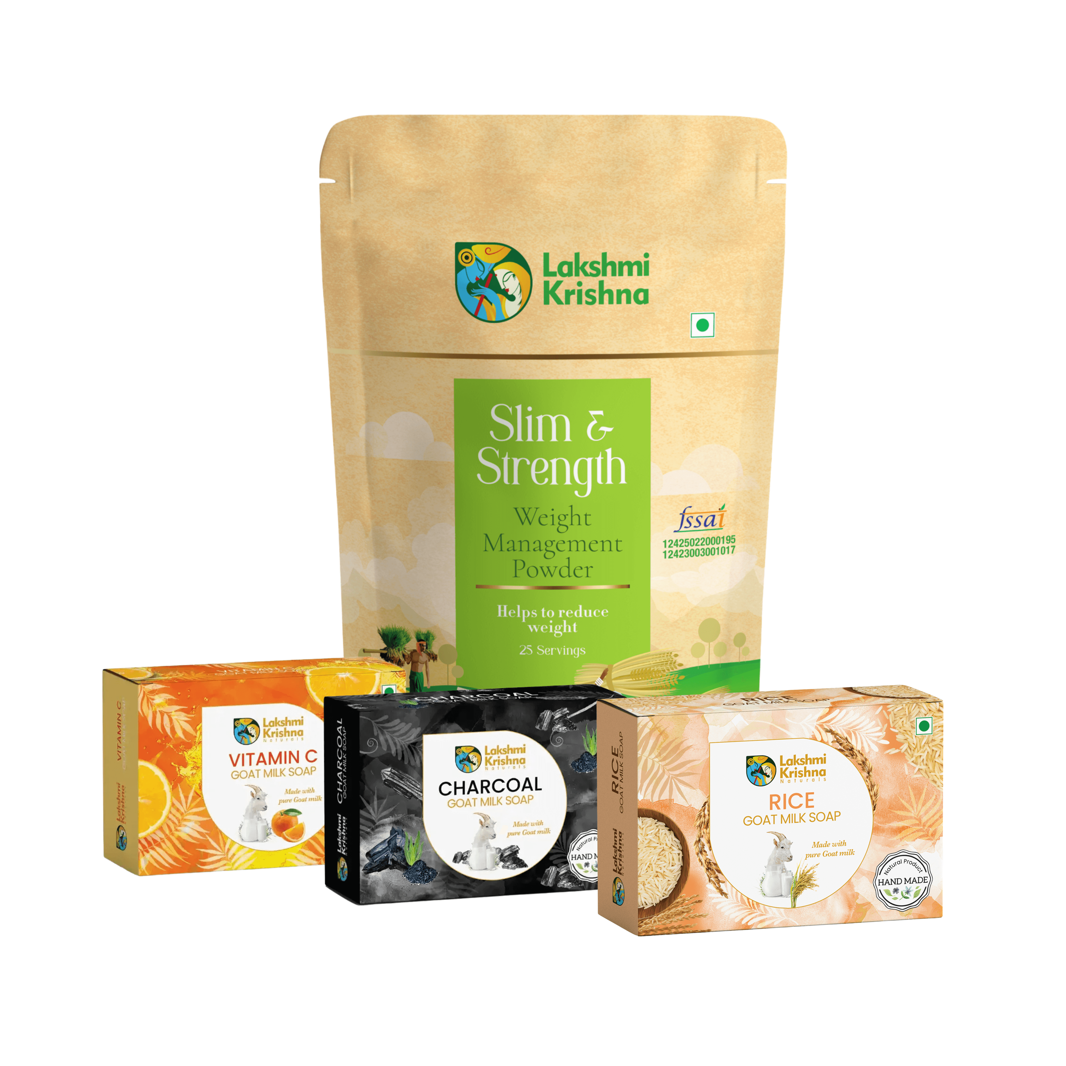 Weight Management Powder(500g) + Combo of Goat Milk Soap