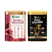 Women Wellness Nutrition Powder + Full Charge Stamina Men Malt