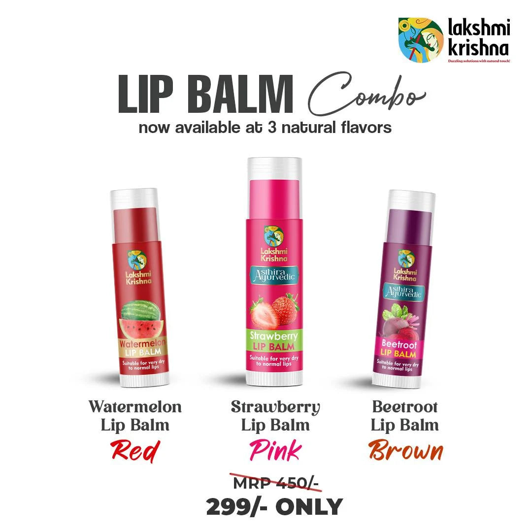 Natural Lip Balm Combo