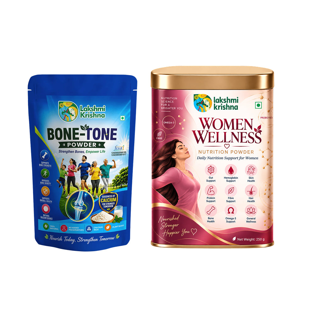 Rich Bone Tone Calcium Powder + Women Wellness Nutrition Powder
